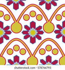 Pink & Yellow Nordic Pattern