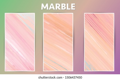 Pink Yellow Orange Beige Colored Marble Template Abstract Marble Background for Designs, Posters, Brochure, Banners, Cards.