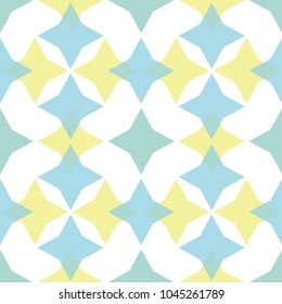 pink yellow ornament pattern vector