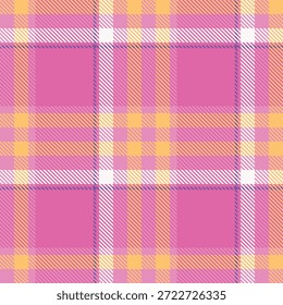 Rosa Amarelo Plaids Padrão Sem Costura. Tradicional Escocês Checkered Fundo. para cachecol, vestido, saia, outro moderno primavera outono inverno moda têxtil