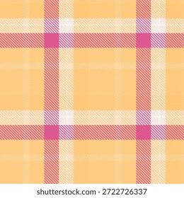 Rosa Amarelo Plaids Padrão Sem Costura. Tradicional Escocês Checkered Fundo. para cachecol, vestido, saia, outro moderno primavera outono inverno moda têxtil