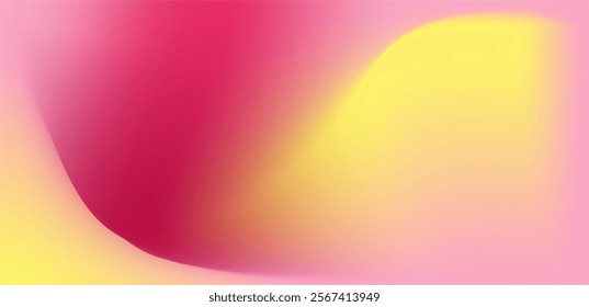 Pink and yellow soft mesh background. vector illustration wallpaper, banner, flyer, poster, banner, brochure
