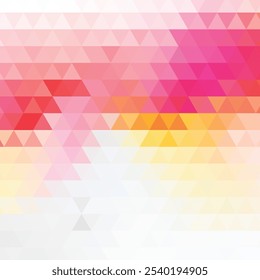 Ilustração de Plano de Fundo de Triângulo Amarelo Rosa
