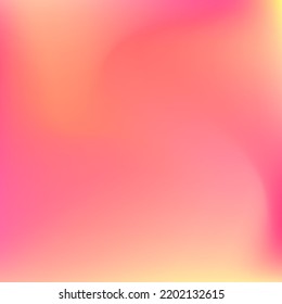 Pink Yellow Vibrant Trendy Liquid Wallpaper. Watercolor Sunrise Curve Red Smooth Surface. Pastel Warm Sunset Bright Neon Swirl Gradient Mesh. Orange Peach Fluid Color Flow Gradient Background.