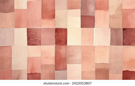 pink and yellow watercolor texture square pattern