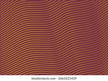 Fondo amarillo rosado de la línea de la onda, medios sociales, fondo del diseño del poste, fondo del restaurante, alta resolución, fondo de las redes sociales, Vector, paisaje.
