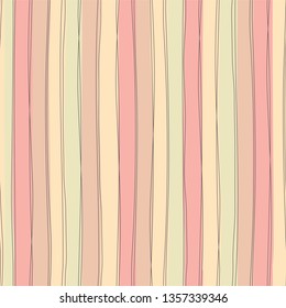 Pink and yellow wavy line pattern, mesh, seamless vector background. Vector stripe abstract background