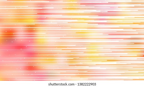 Pink Yellow and White Abstract Horizontal Lines Background