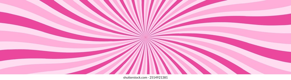 Pink yogurt background. Abstract vector swirl pattern. Groovy summer backdrop
