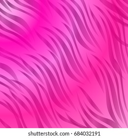 Pink zebra background. Vector illustration.