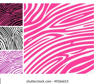 Pink zebra skin animal print pattern. Pink zebra background pattern - perfect texture for your unique design!