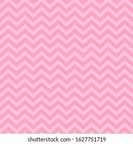 pink zigzag lines on pink background.  seamless pattern. Texture for fabric, wrapping, wallpaper. Decorative print.