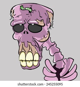 pink zombie, walking dead