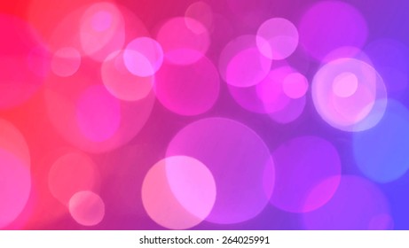 Pink-blue gradient with circles background. Vector version