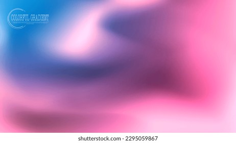 Pink-blue haze. Colorful blurred background. Gradient for the template of the title page of a book, brochure or booklet. Background layout for web design, social network, interior and creative ideas