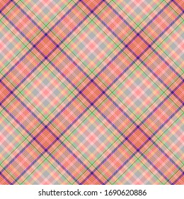 Pink,Gray,Purple and Green Tartan Plaid Scottish Seamless Pattern. Texture from tartan, plaid, tablecloths, shirts, clothes, dresses, bedding, blankets and other textile.