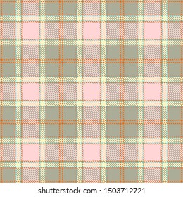 Pink,Gray,Red and Beige Tartan Plaid Scottish Seamless Pattern. Texture from tartan, plaid, tablecloths, shirts, clothes, dresses, bedding, blankets and other textile.