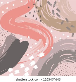 pinkish abstract scarf pattern design