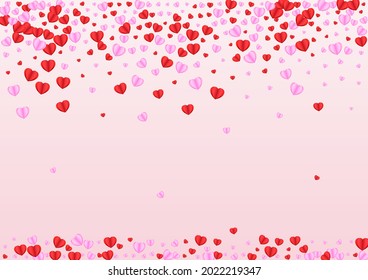 rosafarbene Konfetti-Hintergrund rosafarbener Vektorgrafik. Sweetheart Illustration Heart. violetter Hintergrund. Red Confetti Falling Texture. Gefällt Design-Muster.