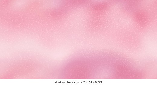 Pinkish gradient bg with seamless noise texture. Delicate soft pink patern with a pearlescent effect. Makeup base powder. Vector background