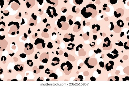 pinkish Leopard Vector Art Vector Leopard print seamless pattern background Cheetah Print seamless