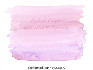 Pinkish Purple Watercolor Background