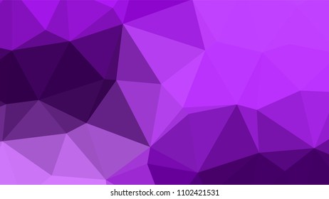 Pinkish-violet. Geometric designs. Vector, geometric background. Triangles, triangulation. Geometric mosaic tile, colored triangles, application in origami style. Abstract backgrounds for web.