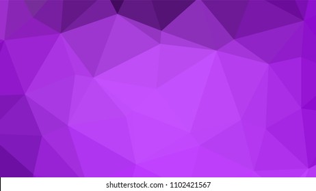 Pinkish-violet. Geometric designs. Vector, geometric background. Triangles, triangulation. Geometric mosaic tile, colored triangles, application in origami style. Abstract backgrounds for web.