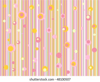 pink-orange gentle retro  background