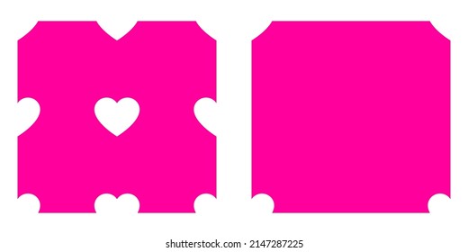 Púrpura sin costuras, forma repetible del corazón, patrón de icono, textura. Revestimiento cardíaco, fondo de papel envolvente