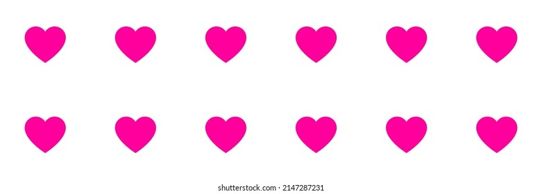 Pinkpurple seamless, repeatable heart shape, icon pattern, texture. Heart wrapper, wrapping paper background