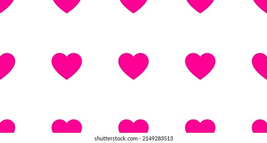 Púrpura sin costuras, forma repetible del corazón, patrón de icono, textura. Revestimiento cardíaco, fondo de papel envolvente