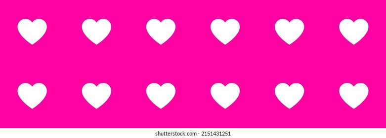 Pinkpurple seamless, repeatable heart shape, icon pattern, texture. Heart wrapper, wrapping paper background
