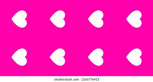 Pinkpurple seamless, repeatable heart shape, icon pattern, texture. Heart wrapper, wrapping paper background
