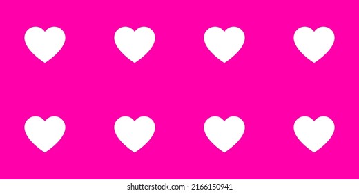 Pinkpurple seamless, repeatable heart shape, icon pattern, texture. Heart wrapper, wrapping paper background