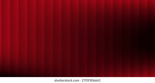 Rosa-roter Farbverlauf auf schwarzem Hintergrund mit glänzenden Glasstreifen und weichen Wellen, wodurch ein verzerrter Neoneffekt entsteht. Ein abstraktes futuristisches Design mit hellen Übergängen