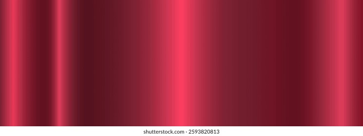Pink-red metallic with a gradient. A banner with a metallic gradient texture. Vector Eps 10.