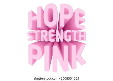 Pinktober Quotes for Breast Cancer Awareness - Hope Strength Pink