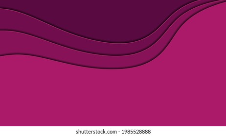 Pink-violet wavy background in the form of layers.