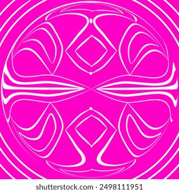 Pink-White Abstract Design Pattern.  Can be used as cushion, fabric, carpet, curtain,  wallpaper,  gift wrap,  background, card, cover pattern or as a simple decorative element. 