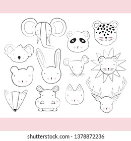 Pinky Cheeks Animals