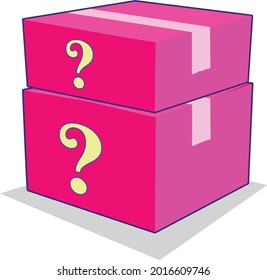 Pinky mysterious boxes, imagine what inside that boxes