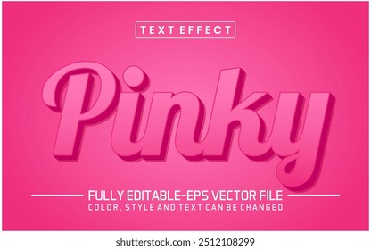 Pinky pink font Text effect editable