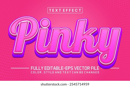 Pinky pink font Text effect editable
