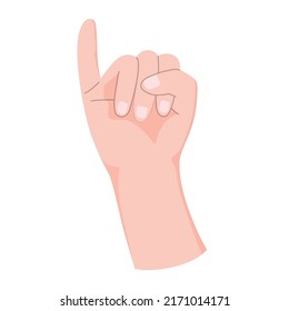 El gesto de la mano prometido con pinky. Concepto de reconciliación de amigos o amantes.