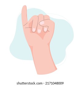 Pinky promise hand gesturing. Concept of reconciliation of friends or lovers.