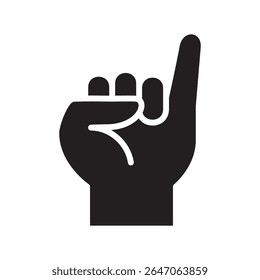 Pinky promise hand icon. Little finger rise up hand icon. Icon symbol of swear, promise, love, bond of love, friendship, honesty, relationship, romantic. Vector illustration
