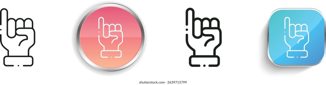 pinky promise icon. Thin Linear, Regular and Button Style Design Isolated On White Background