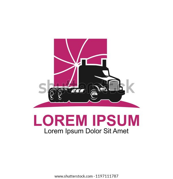 pinky trucking company logo stock vector royalty free 1197111787 shutterstock