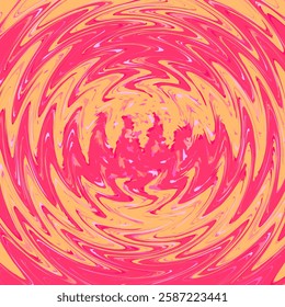 Pink-Yellow Wavy Brushstrokes Ombre Pattern. Can be used as a pattern for wallpaper, tile, laminate, interior, furniture, phone case, bag, card, cover, fabric, carpet, background,  photoframe etc.